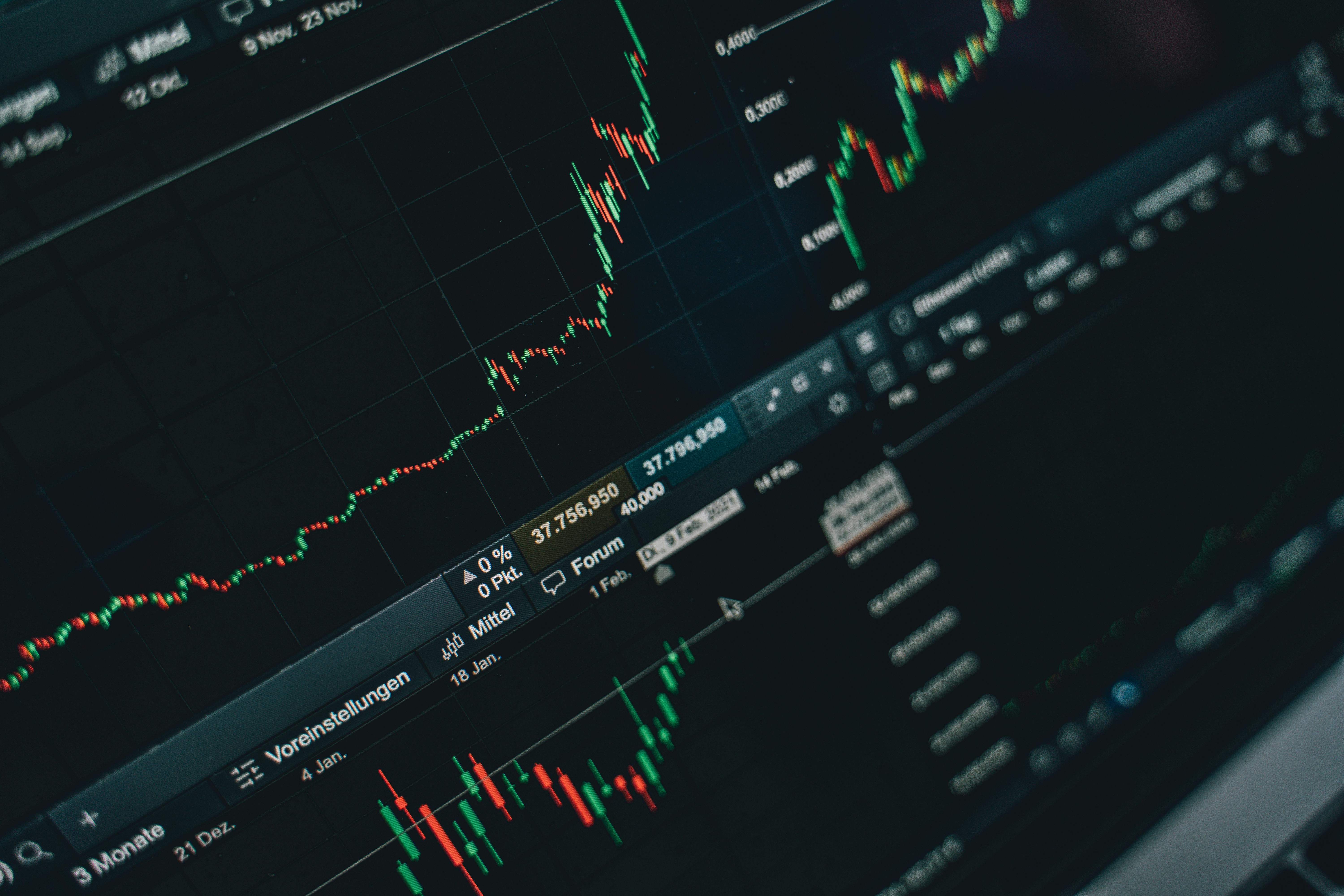 Financial Chart Background